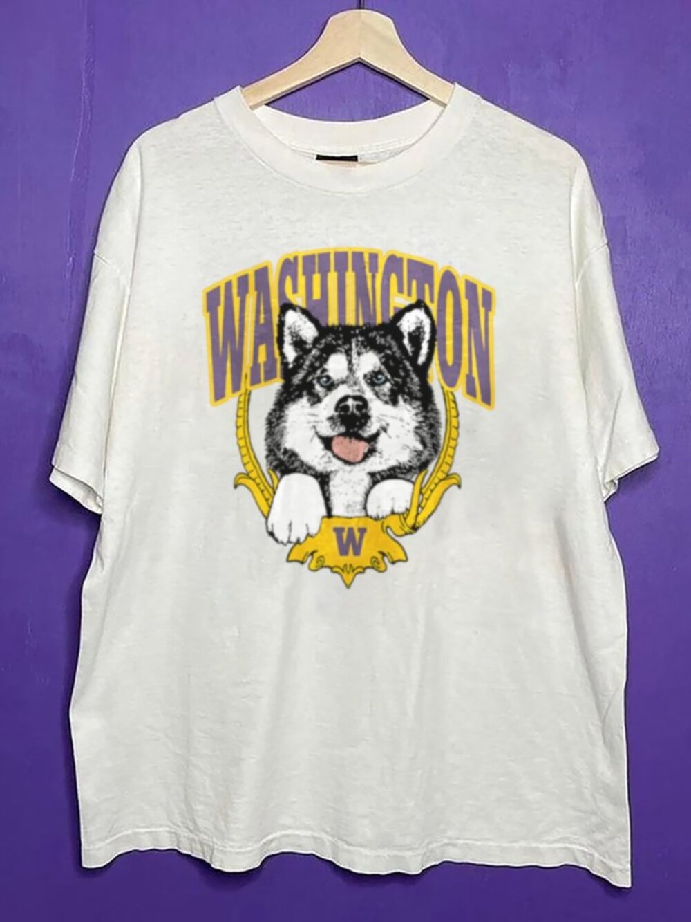 90s Vintage University of Washington Huskies Shirt, Washington Huskies Shirt Tee